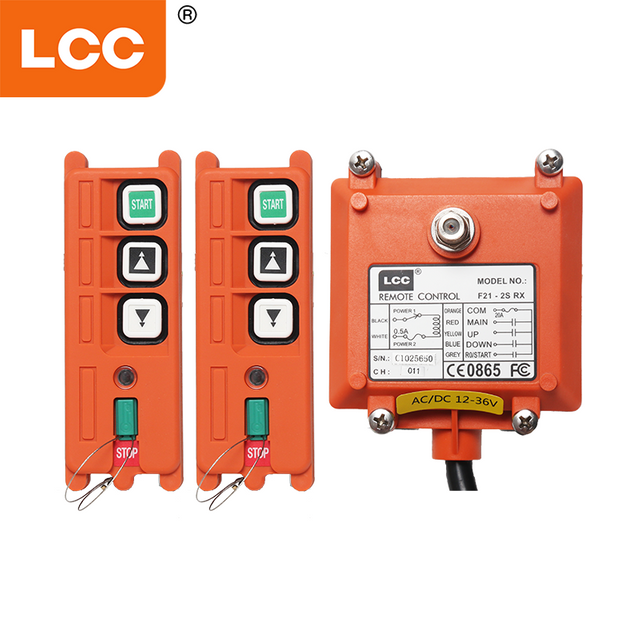 F21-2s auf und ab Empfänger- und Sender-Fernbedienung