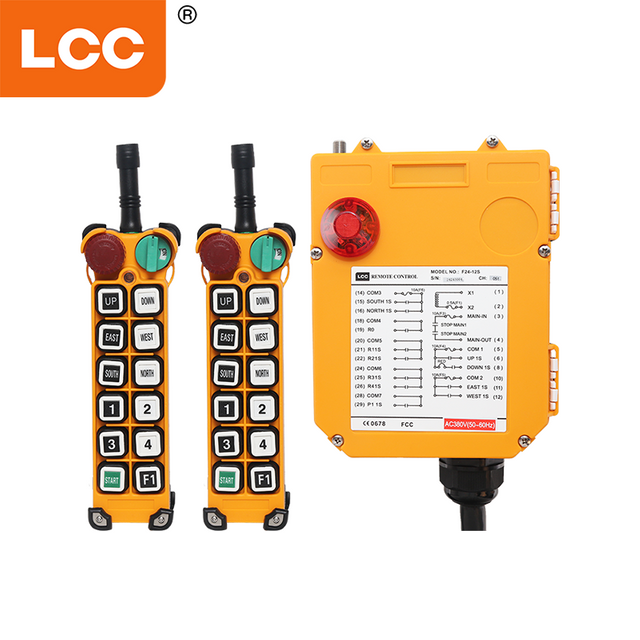 F24-12s 12 Kanäle Industrial Electric Radio Travel Fernbedienungssystem