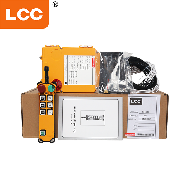 F24-6S Universal TOW TRACK HEGE HEISTEN DER FREI INDUSTRIAL REMOTE Control Switch