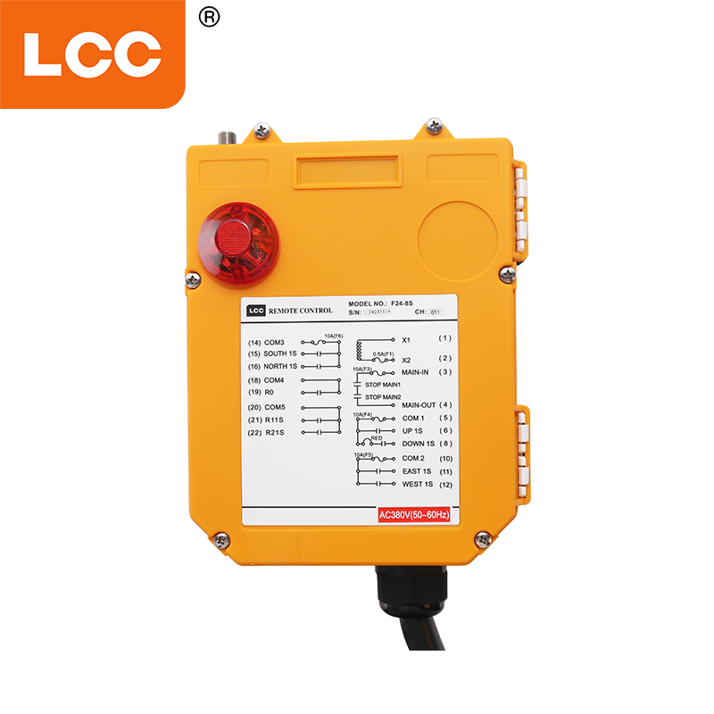 F24-8S General 220 V 380 V Overhead Crane Radio Wireless Fernbedienungsschalter