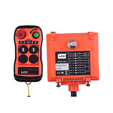 Wasserdichte 433-MHz-Fernbedienung mit 2 Geschwindigkeiten LCC Q202