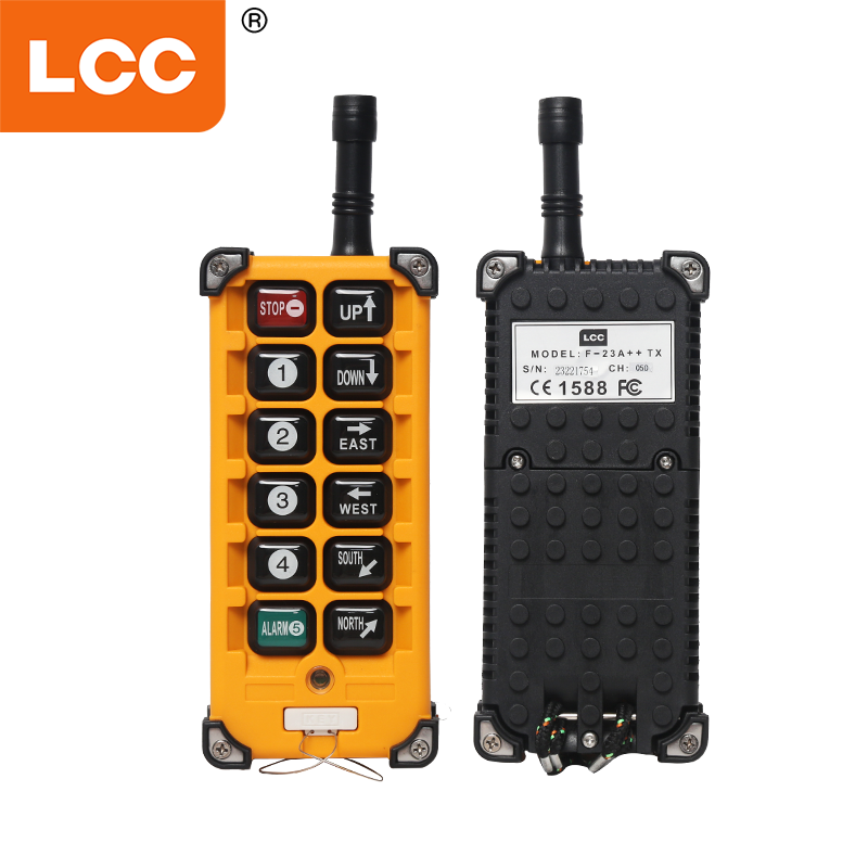 F23-A ++ Industrial 12 Volt Einzelgeschwindigkeit Wireless Fernbedienungsschalter