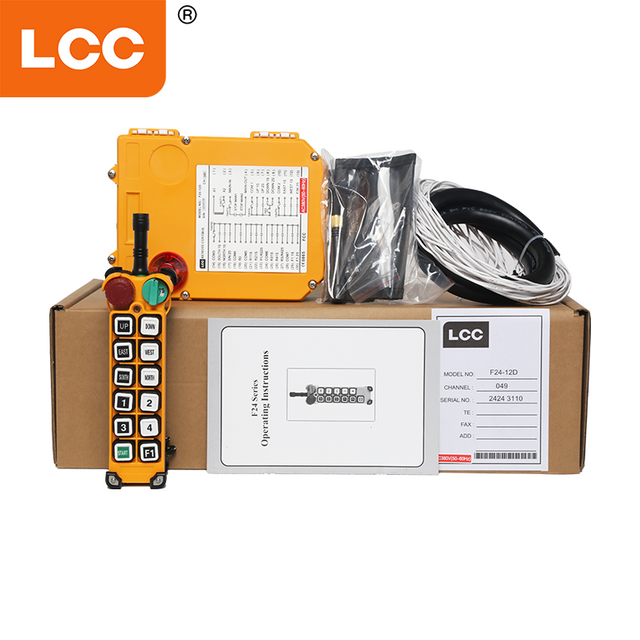 F24-12d 12V 24 V Winch WLANE Industrial Crane Radio Fernbedienung