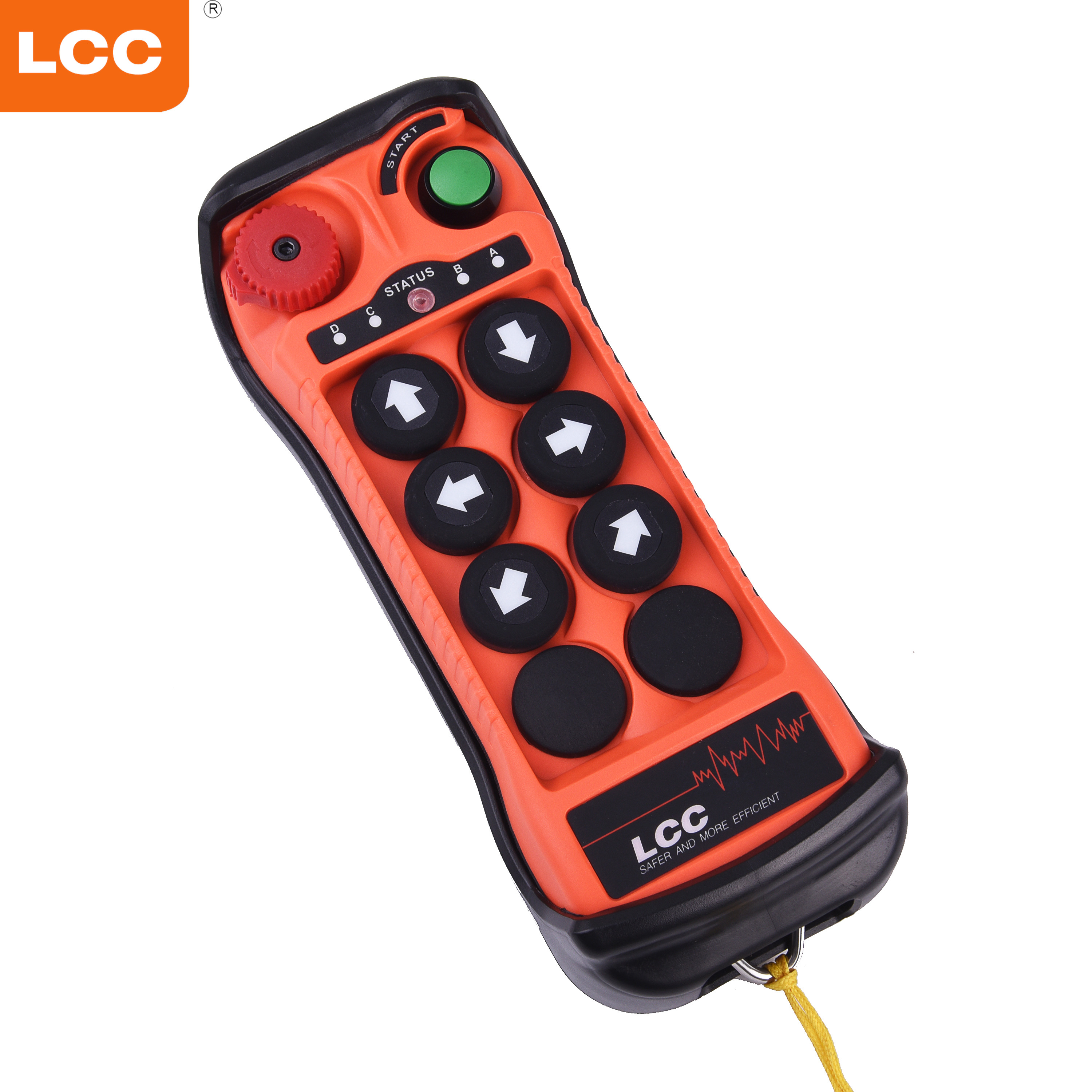 Q600 UHF Wireless Radio Switch 6 Button Industrial Crane Fernbedienung LCC Fernbedienung