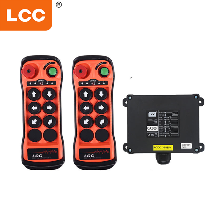 LCC -Hersteller QA600 wasserdicht 6 Button110V 220 V 24 Vtruck Wireless Hebel Overhead Crane Hebezeuge Radio Industrielle Fernbedienung