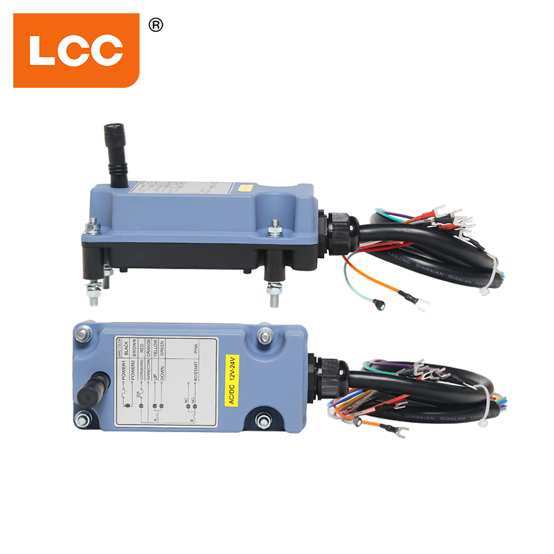 12V 24V LCC SAGA1-L4 4-Tasten-Single-Speed-Fernbedienungssystem Turmwinde Funkkran-Fernbedienung
